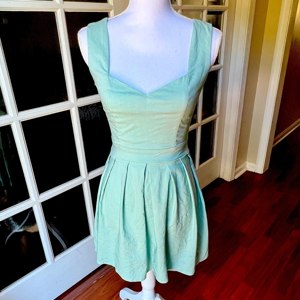 Paper Heart Seafoam Sundress Size 8